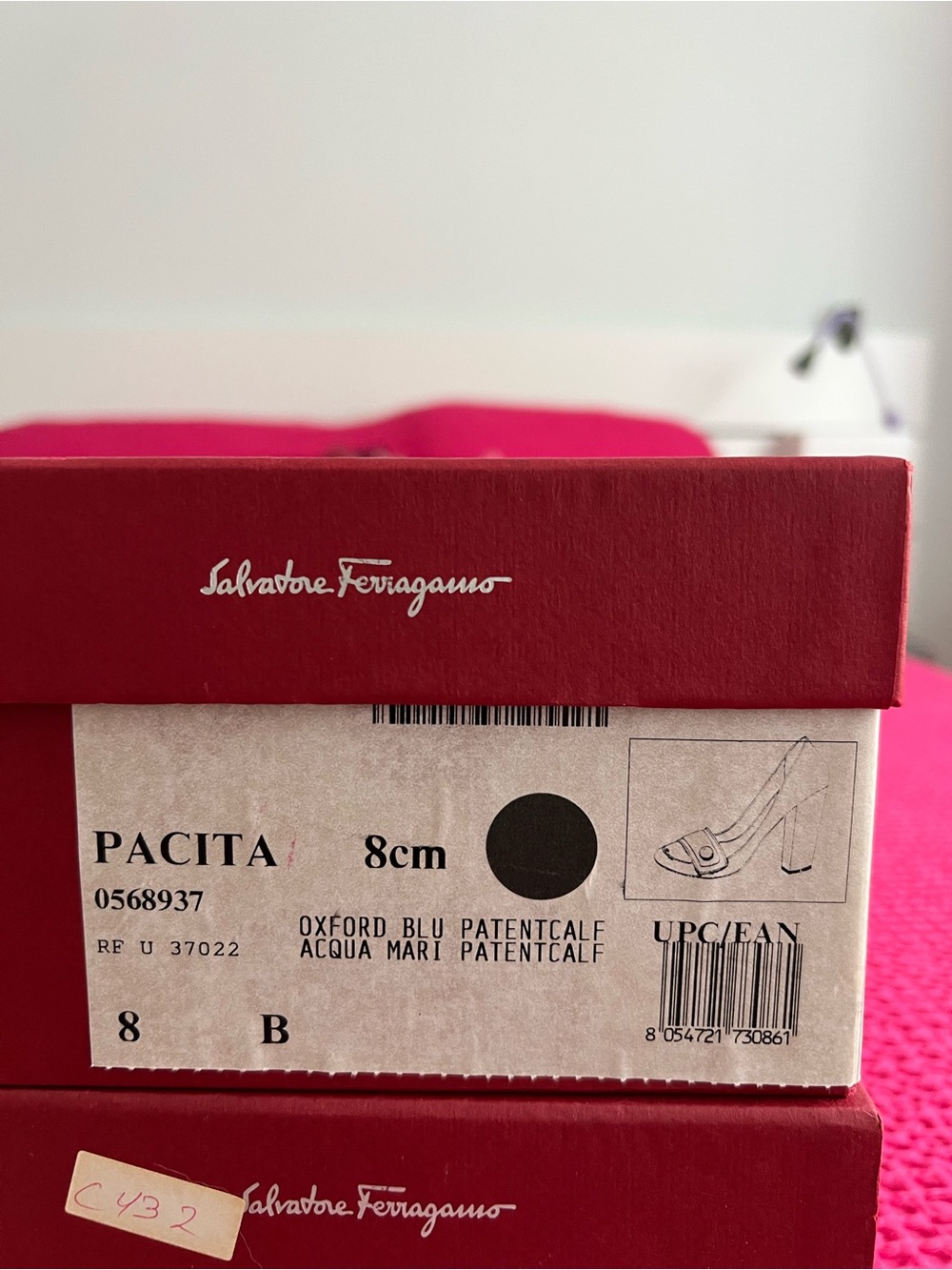 Salvatore Ferragamo oxford blue shoe - Picture 5 of 5